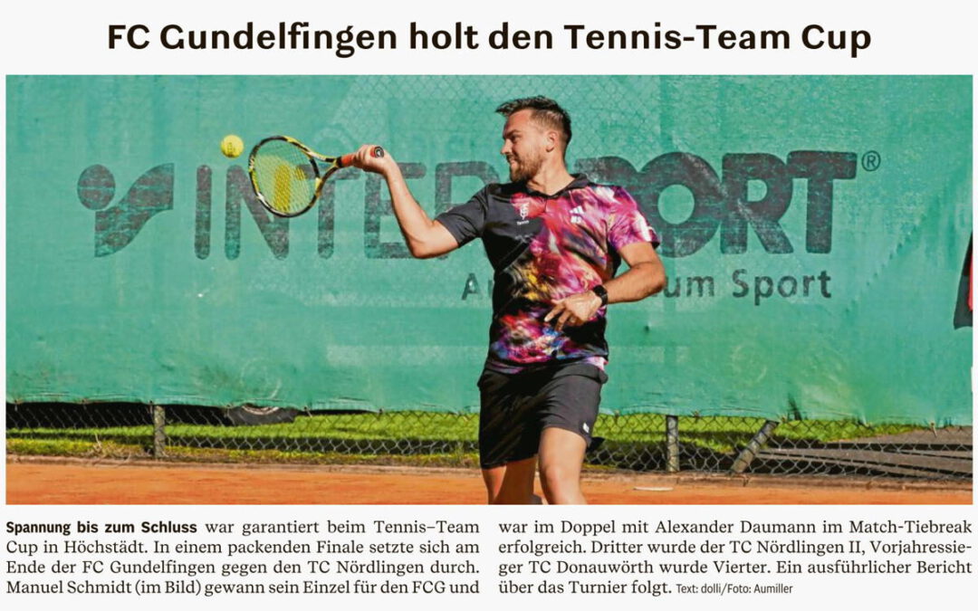 Nach den Damen gewinnen auch die Herren den Raiffeisen Team-Cup