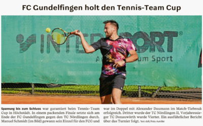 Nach den Damen gewinnen auch die Herren den Raiffeisen Team-Cup