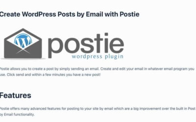 Anleitung für die Erstellung eines Blogeintrags via E-Mail