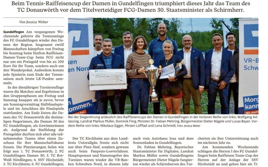 TC Donauwörth gewinnt den DTC 2026