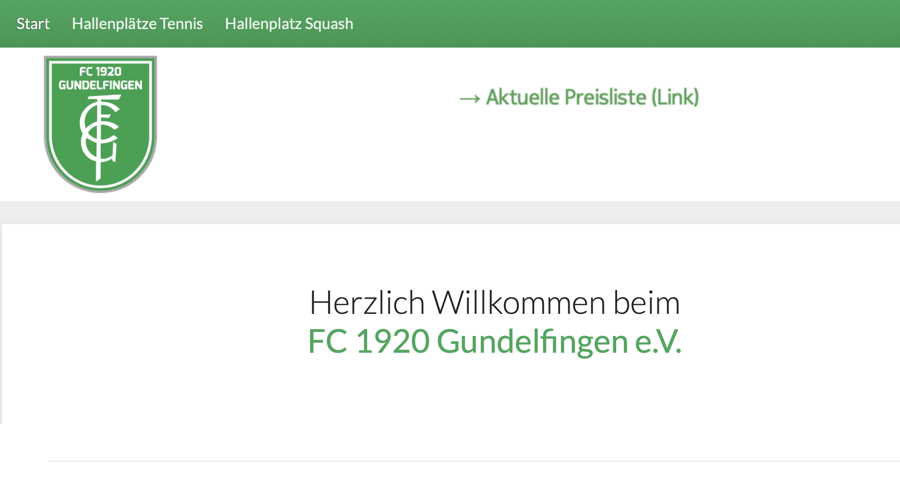 Das neue Hallenbuchungssystem ist live!